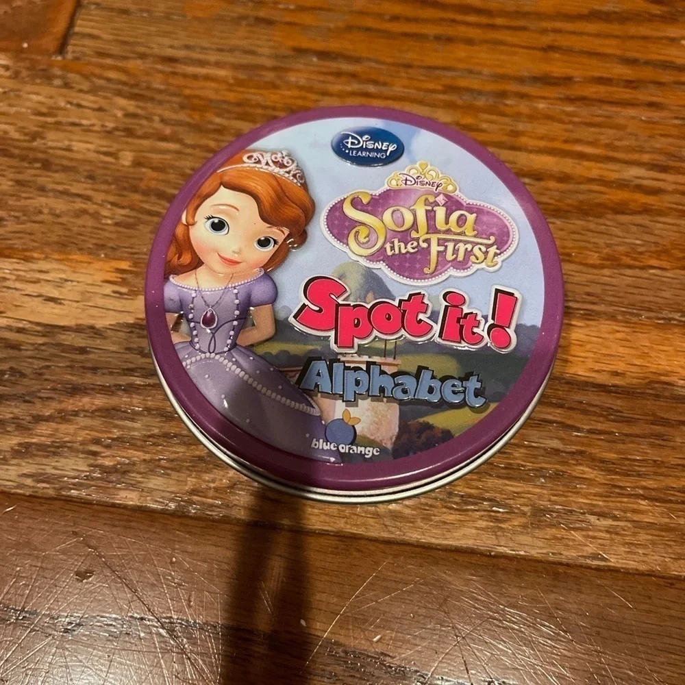 Disney Sofia The First Spot It! Spot 'n Learn Alphabet Game.